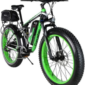 Extrbici Vélo électrique XF800 48V 13A VTT électrique à Vente Limitée Mondiale Support de Charge USB avec Suspension Complète et LCD Intelligent & Gros Pneu 26 x 4.0
